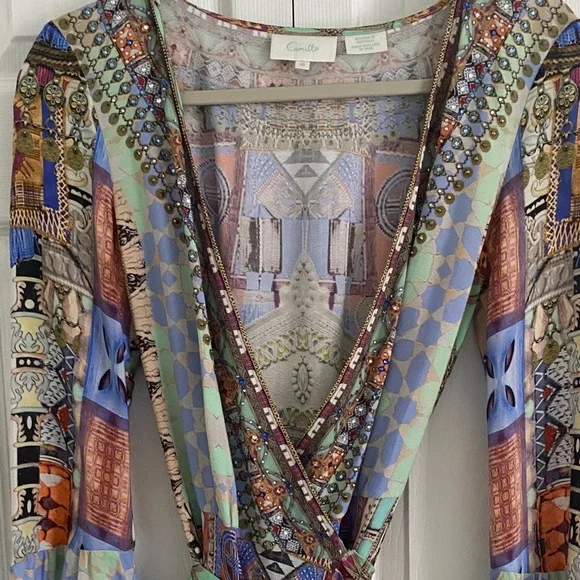 Camilla Multicolor Patterned Dress - Picture 13 of 16